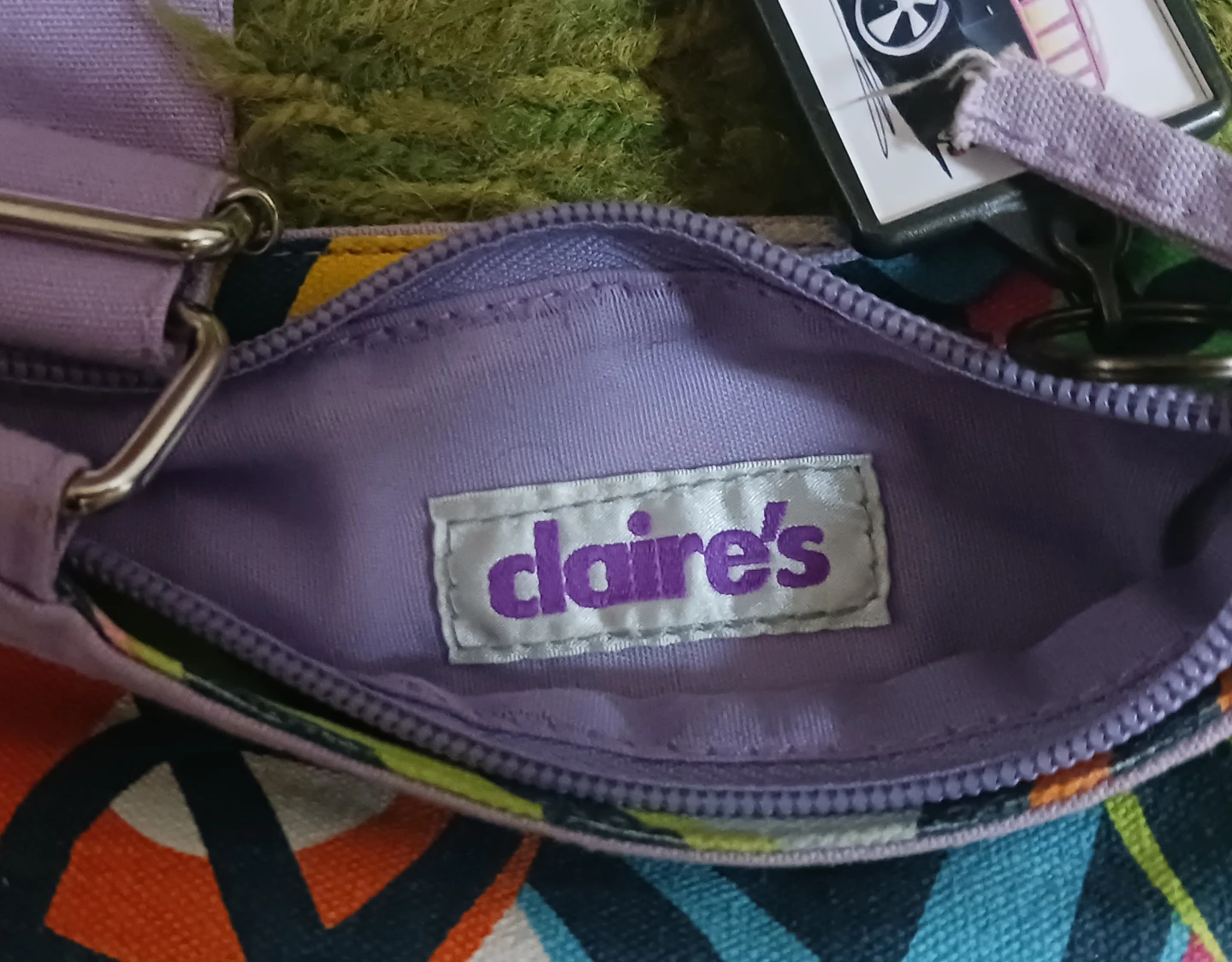 Claire's Small Colourful Crossbody Bag - photo 2