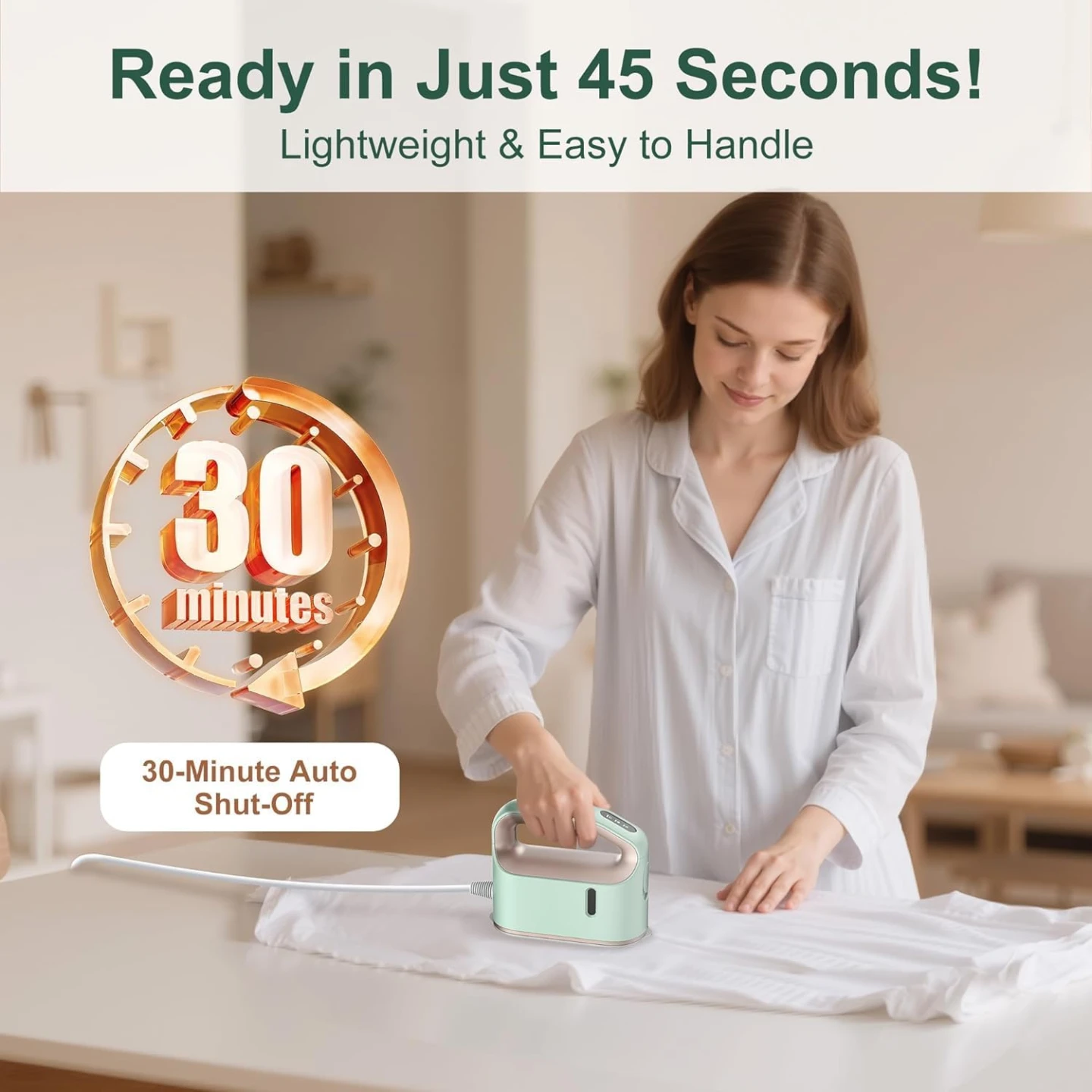 Newbealer 1200W Powerful Steam Iron - photo 5