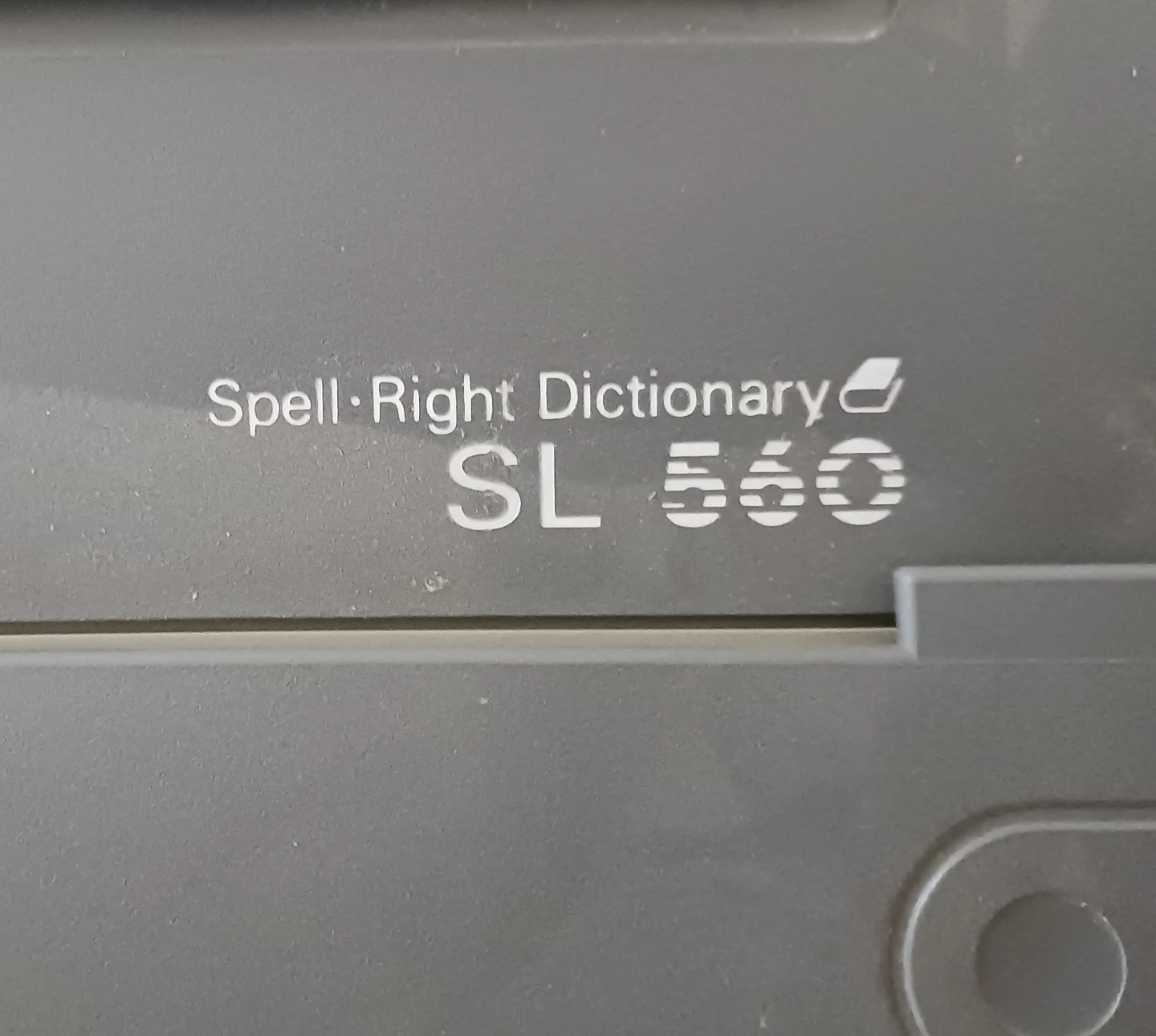 Smith Corona Spell-Right Dictionary SL 560 - photo 5