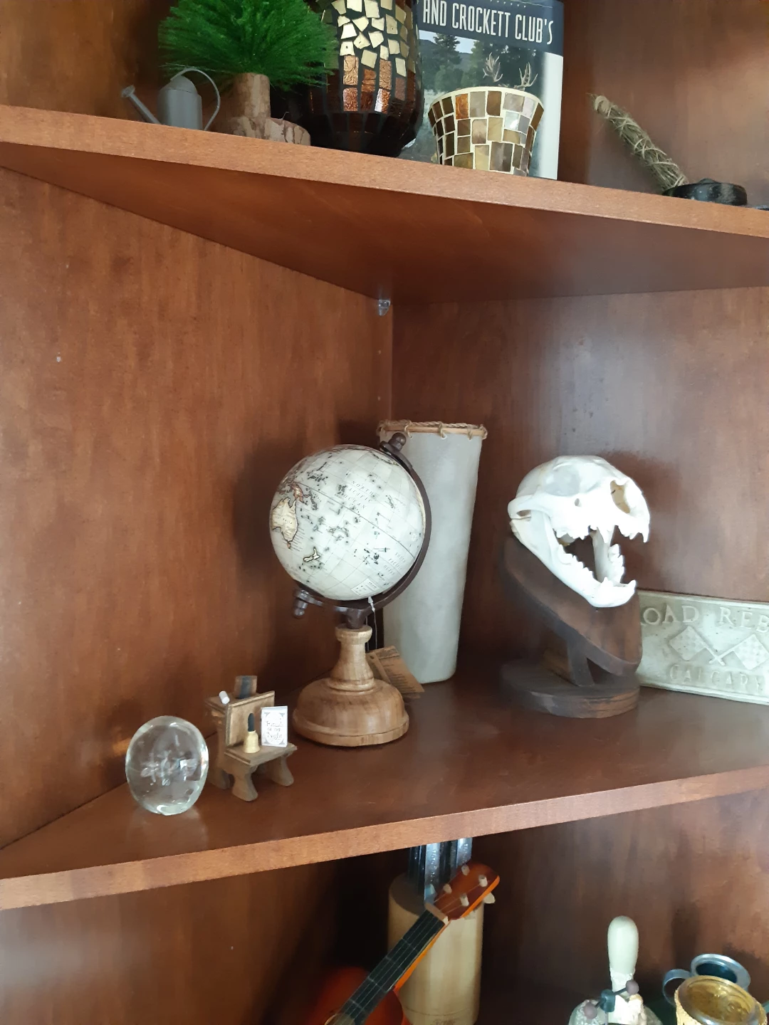 World Globe Vintage Style Map - photo 2