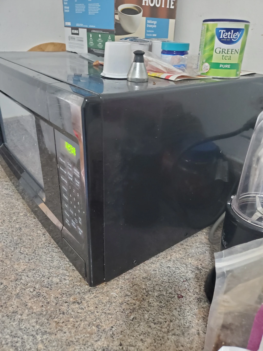 GE Black Microwave - photo 2