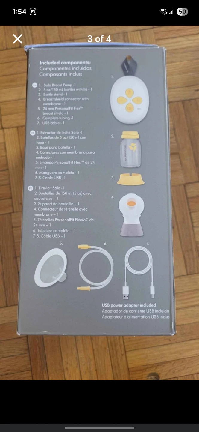 Never used - Medela Solo Single Electric Breast Pump - photo 3