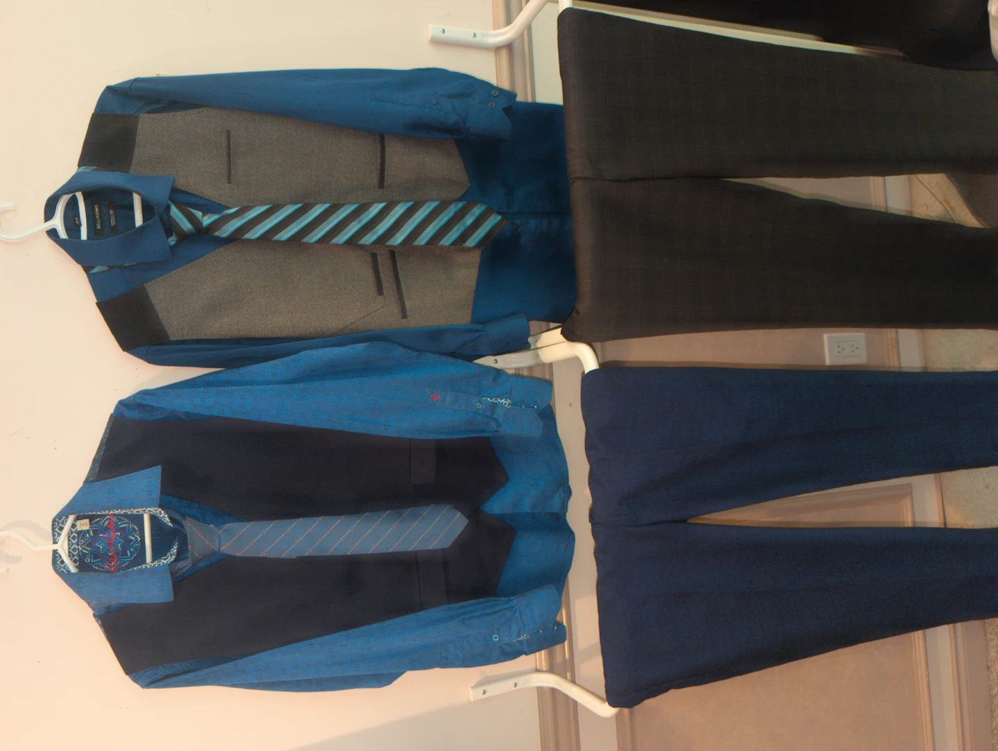 Assorted Men's Silk Ties, dress shirts, pants, jackets, vests