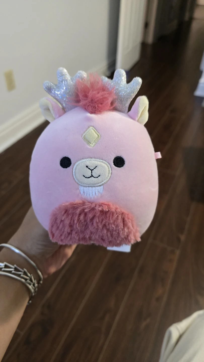 Squishmallow Pink Alpaca Plush Toy