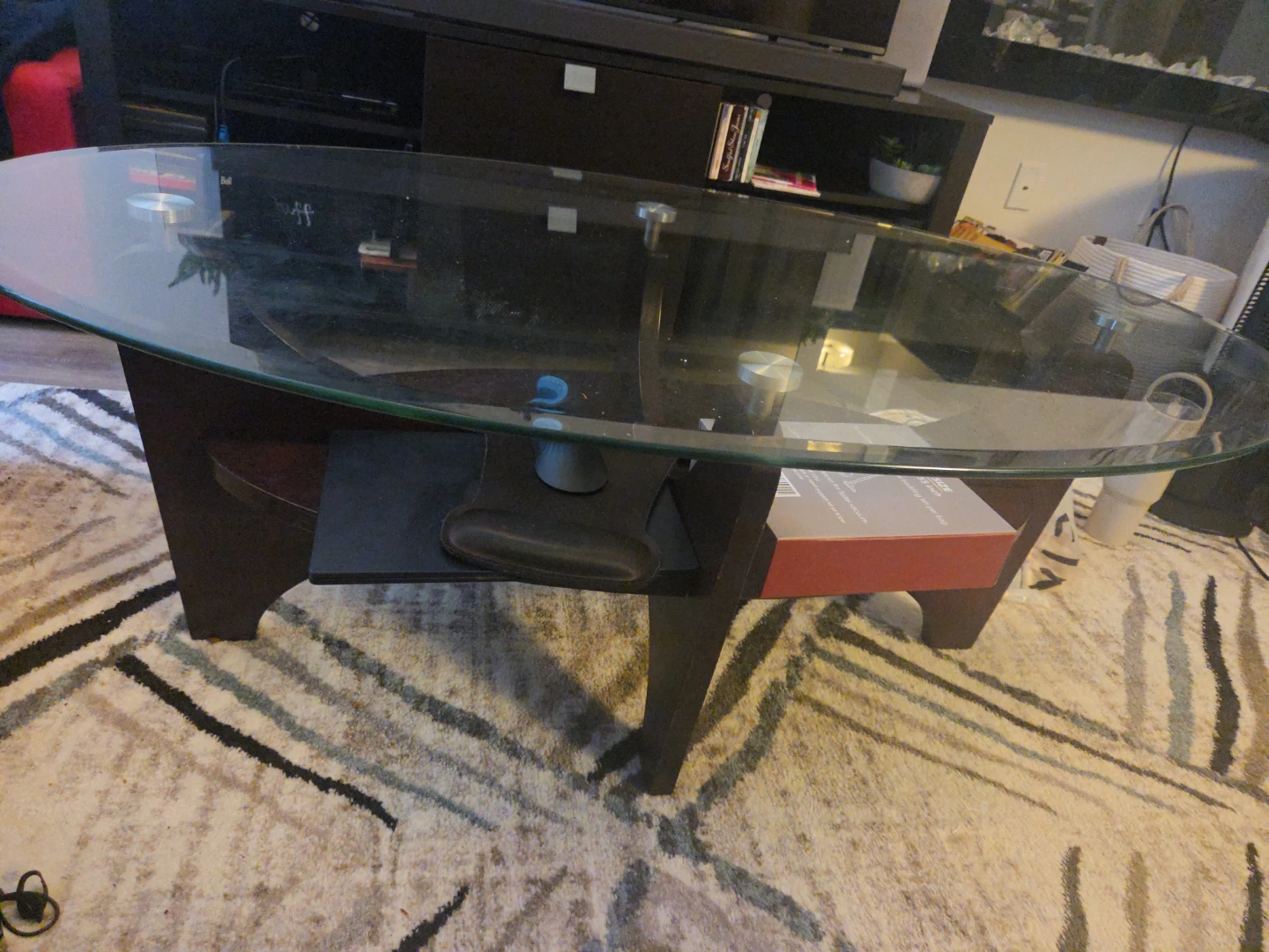 Glass top Coffee table