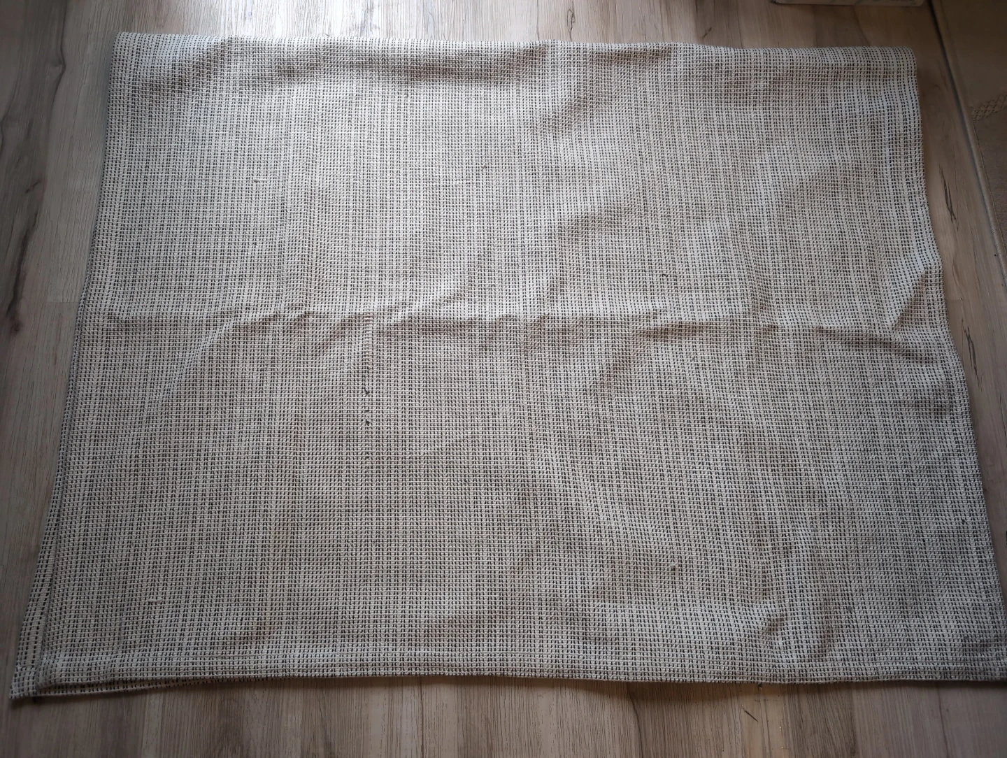 IKEA TIPHEDE rug, flatwoven, natural/black - photo 3