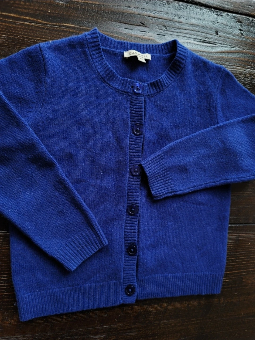 Caramel Blue Cardigan - Size 6Y - photo 2
