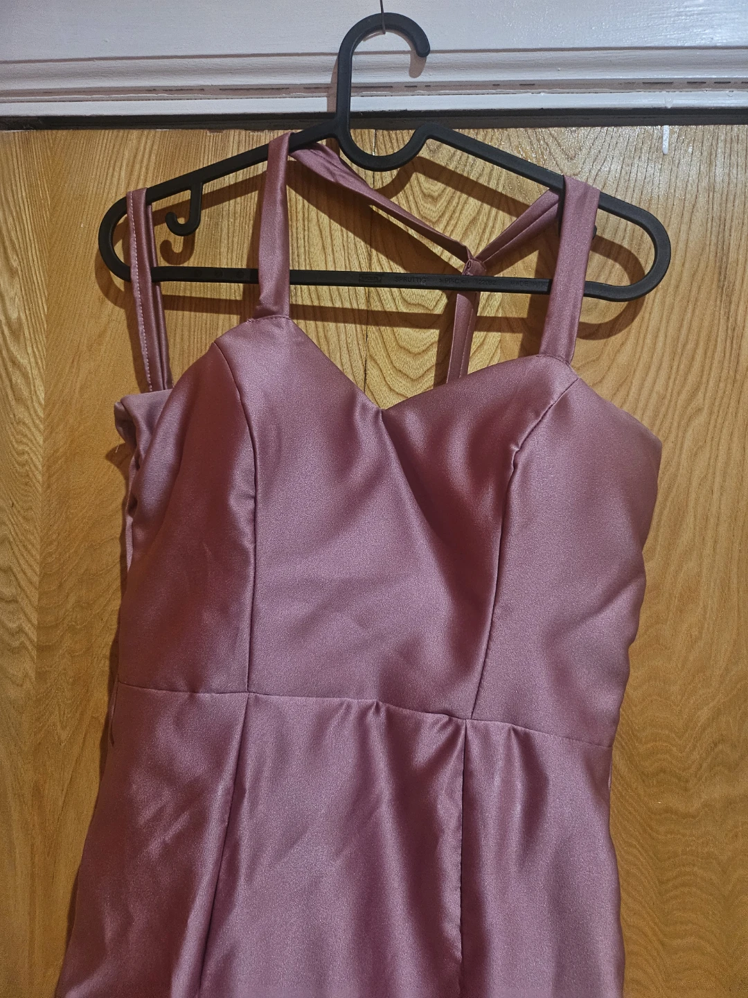 Pink Satin Gown - photo 3
