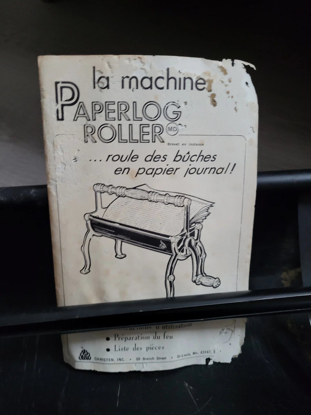 Vintage New Paperlog Roller and Wire Ties - photo 3