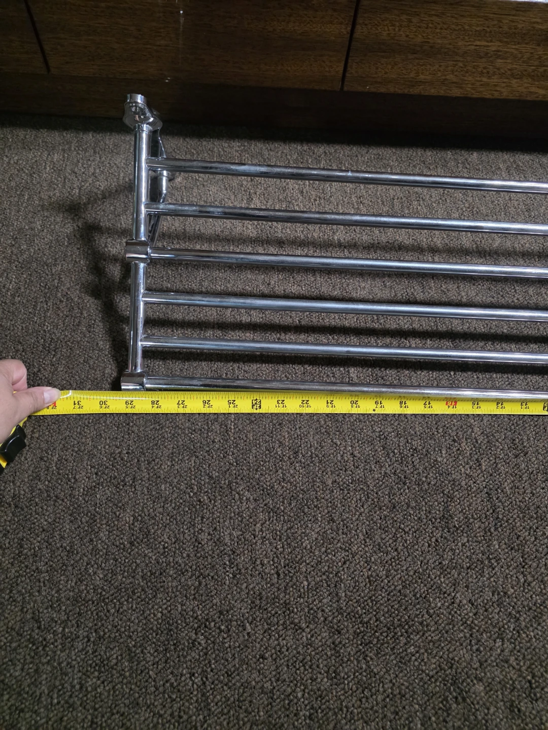 Chrome Towel Rack / Shelf