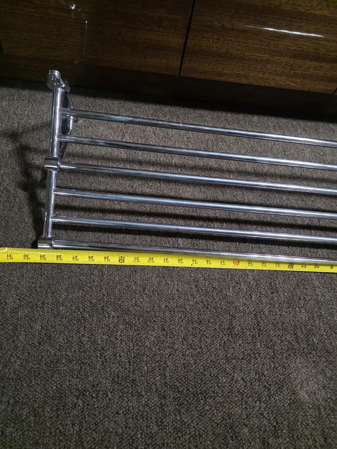 Chrome Towel Rack / Shelf - photo 2