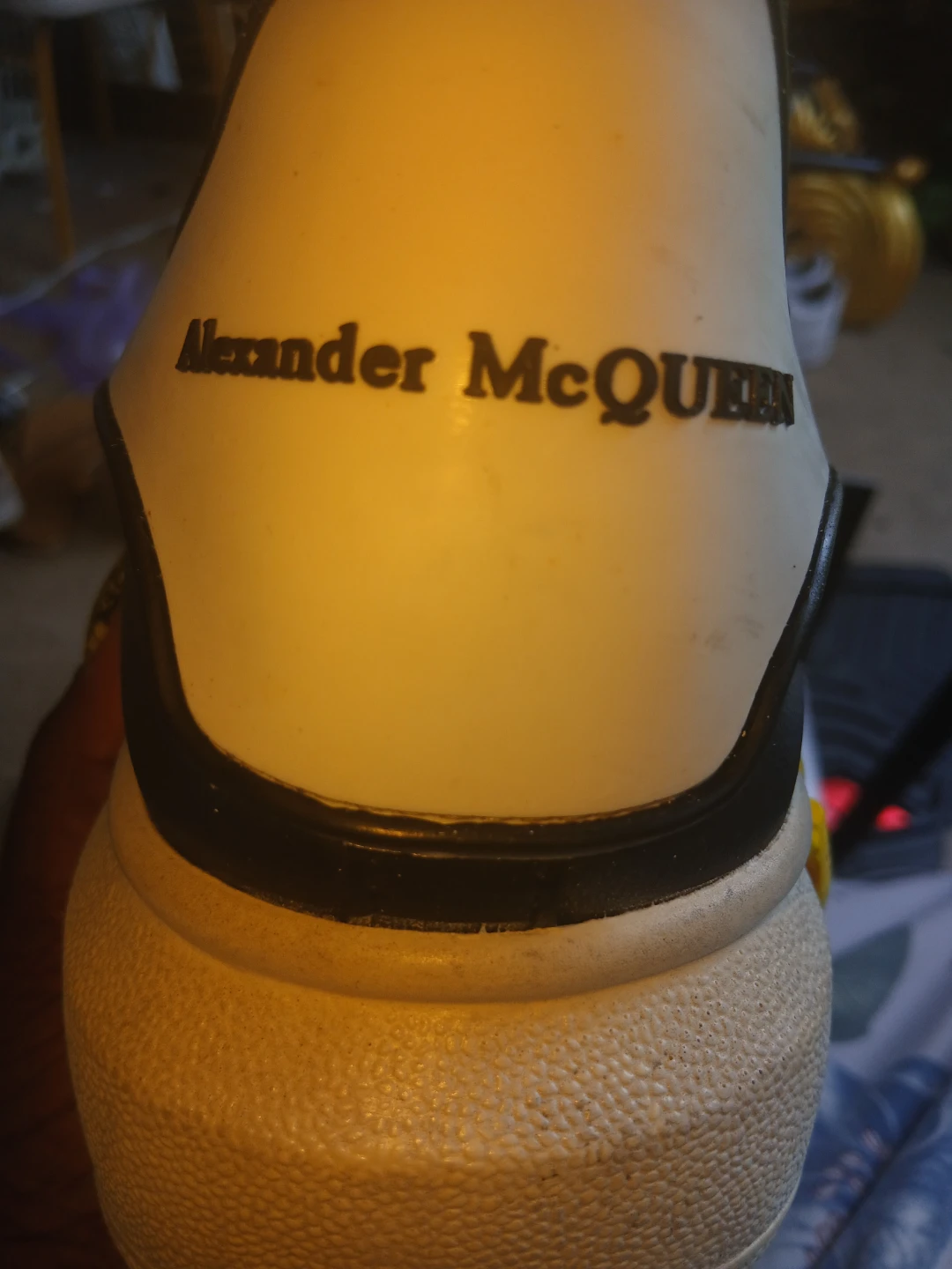 Alexander McQueen Black Leather Sneakers - photo 4