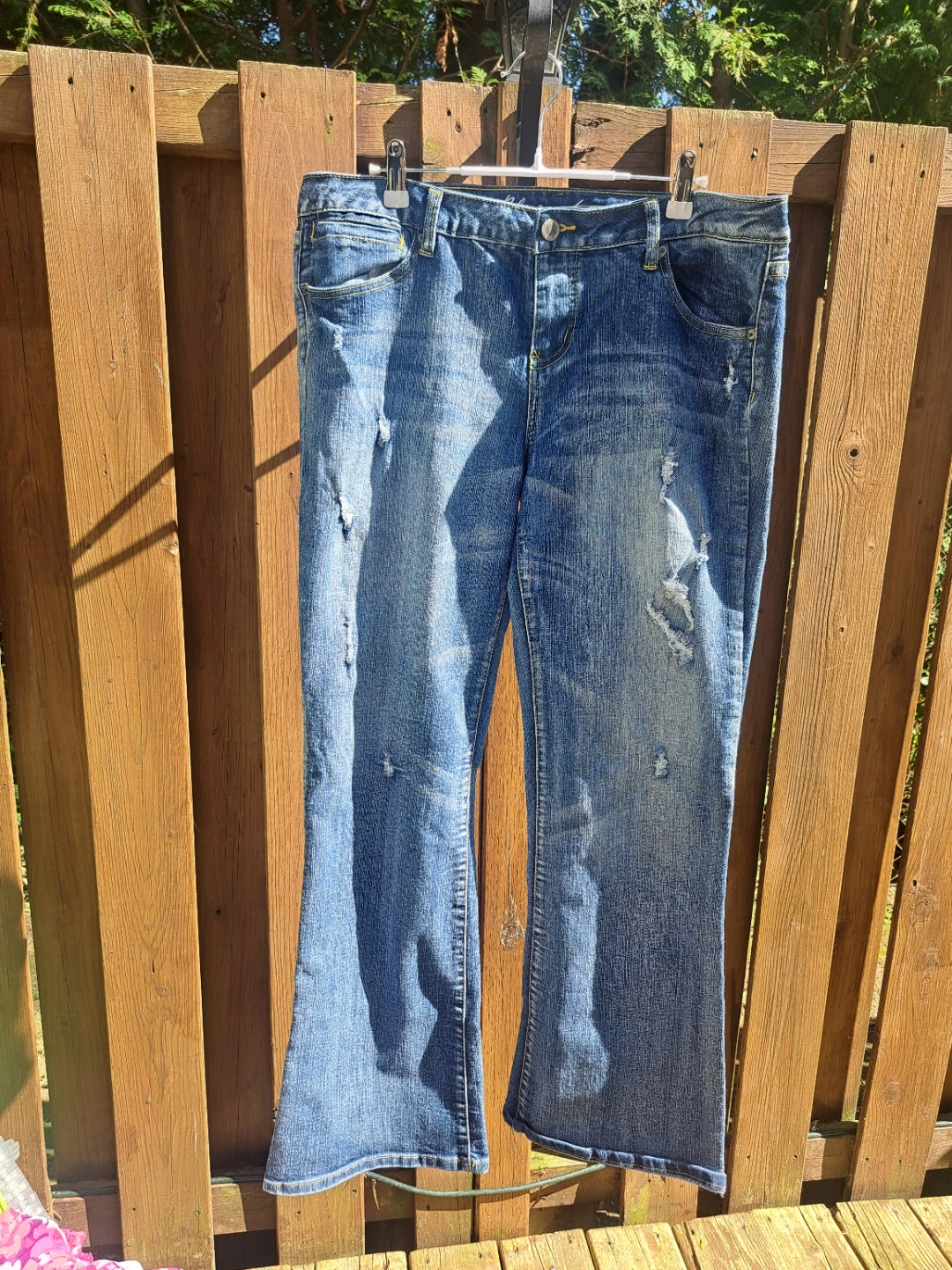Women's plus size denim jeans