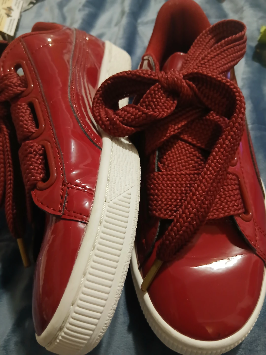 Puma Basket Classic Red Shoes - Size 8.5 CDN - photo 3