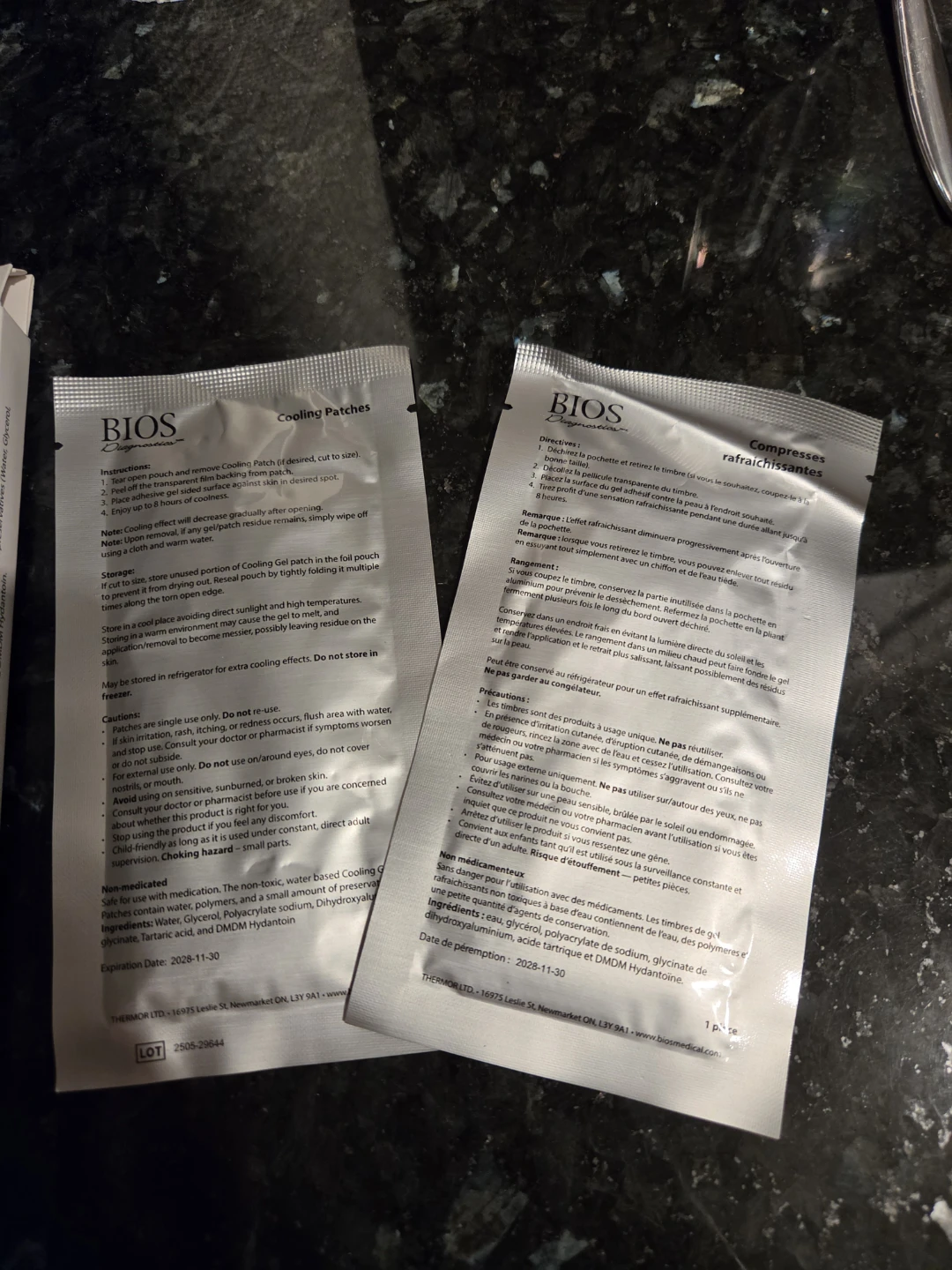 BIOS Diagnostics Cooling Patches for Fever Discomfort - photo 3