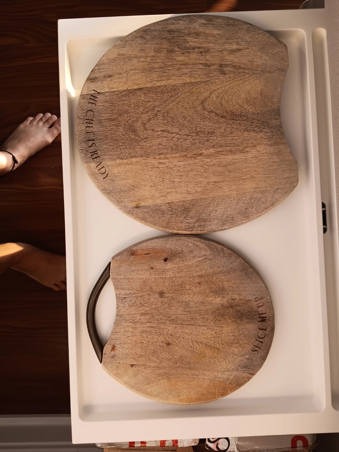 Wooden Cutting Boards Set of 2