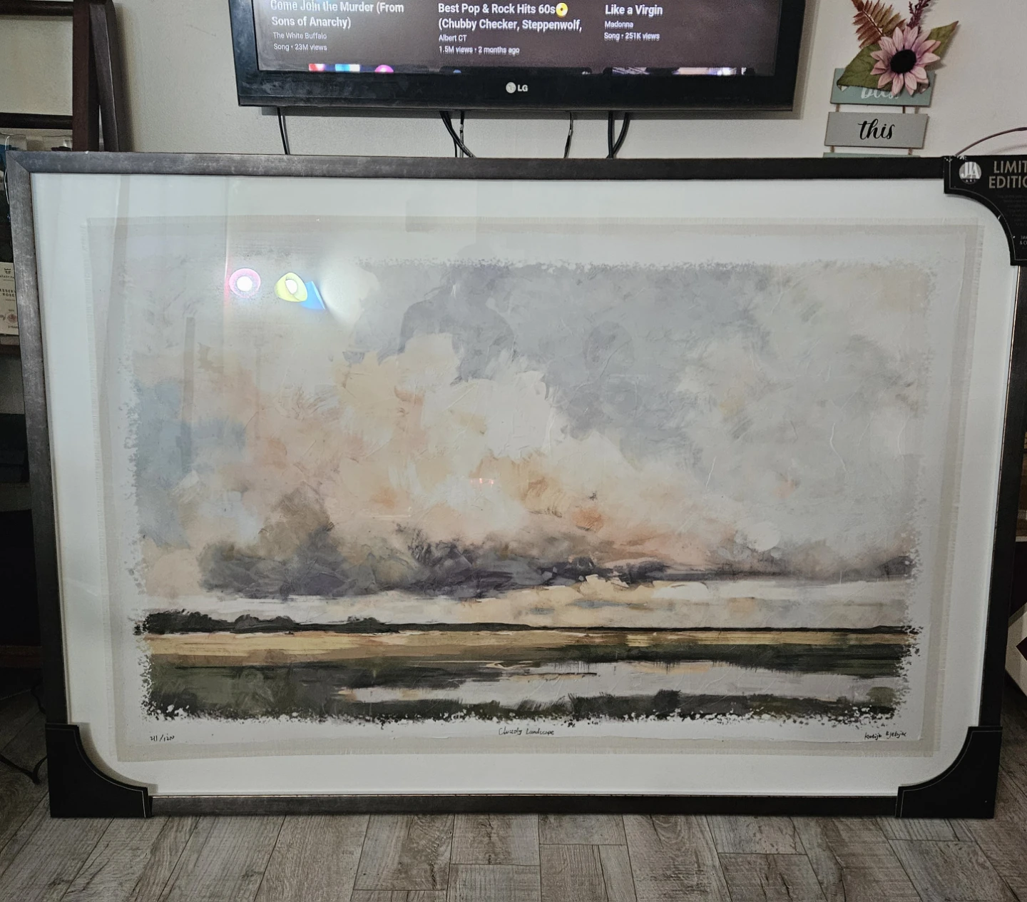 Limited Edition "Cloudy Landscape" Art Print