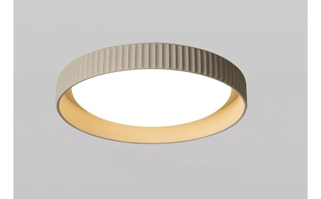 Cement Flush Mount Ceiling Light