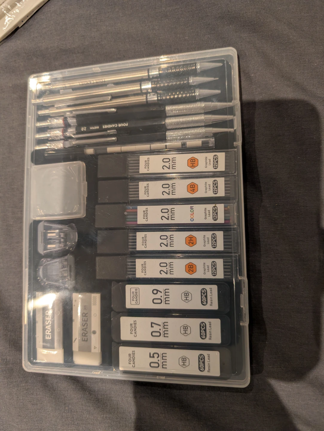 Mechanical Pencil and Lead Refill Set - photo 2