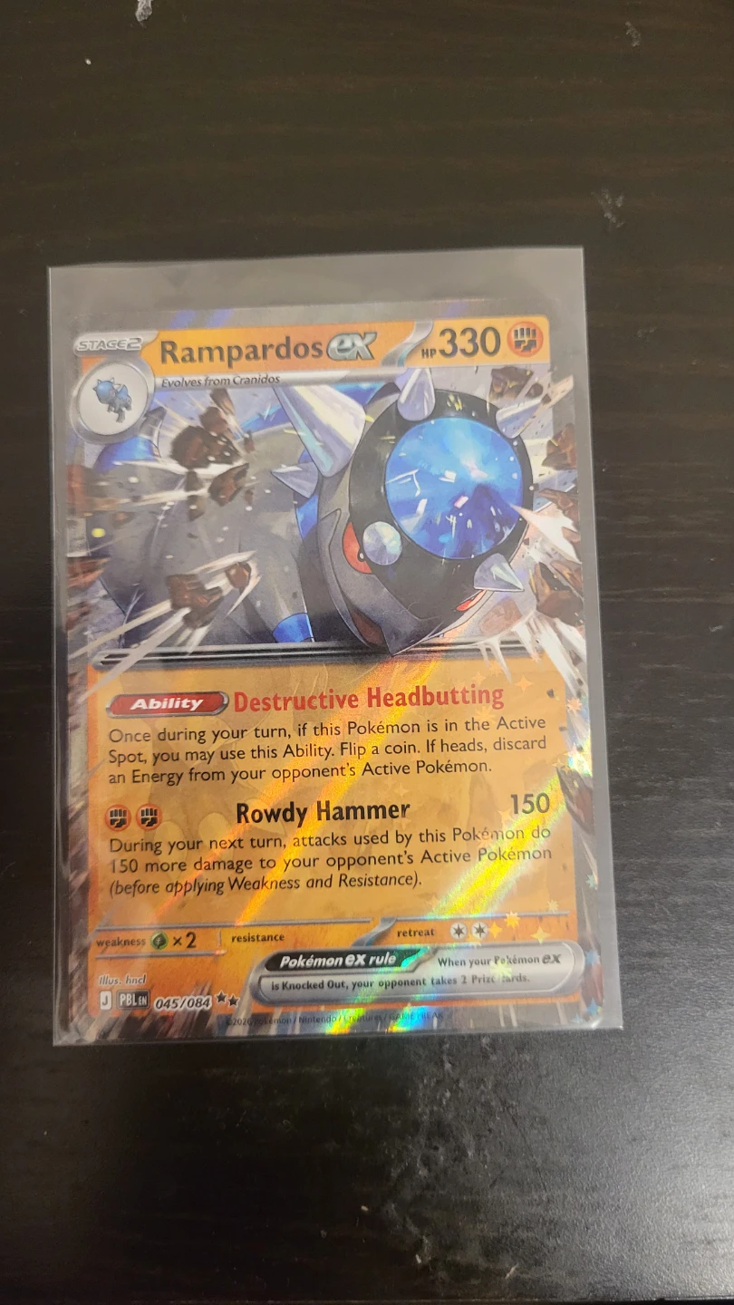 Pokémon Rampardos EX 045/084 Trading Card (0.60)