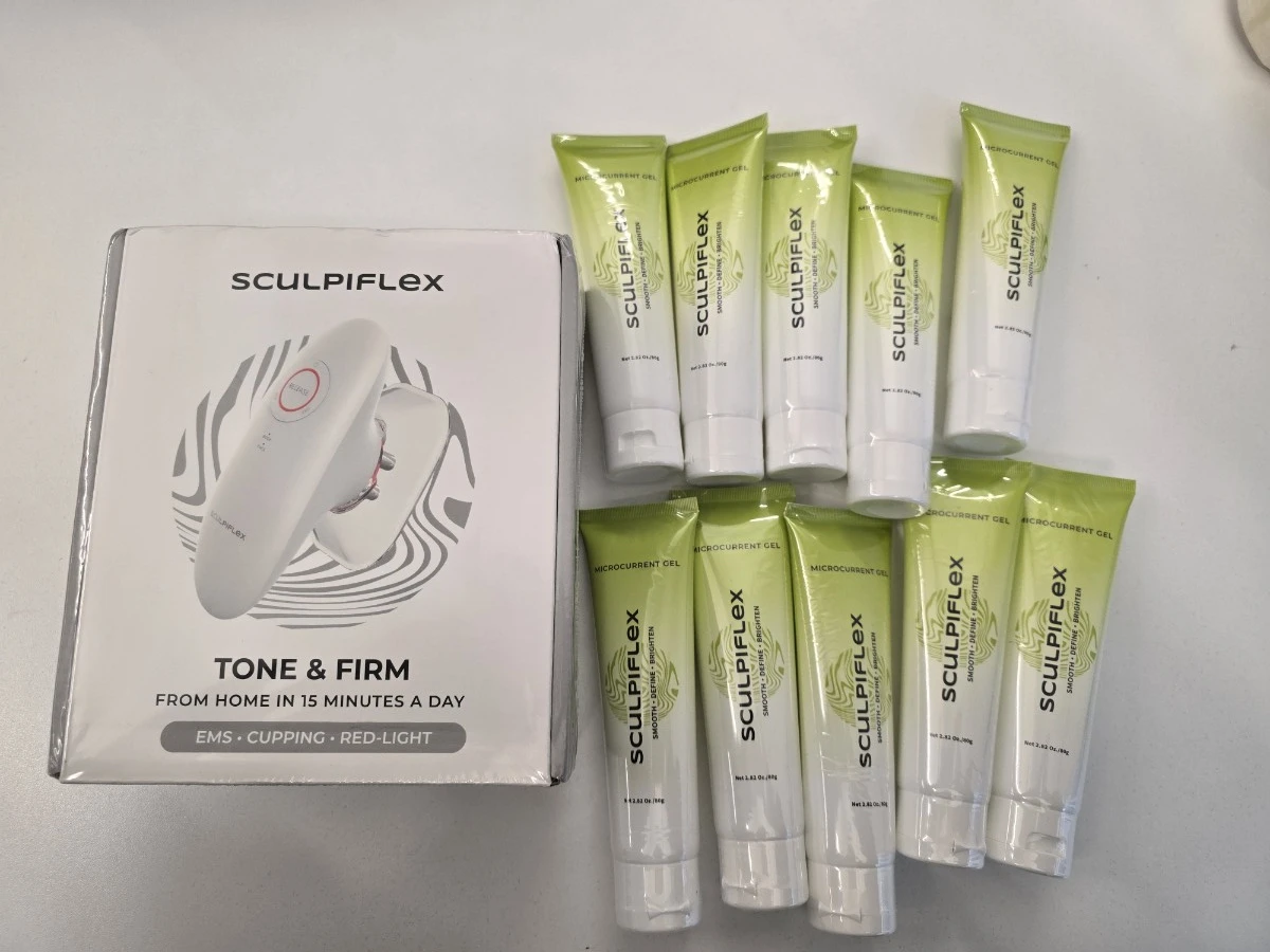NEW SculpiFlex Tone & Firm Device + 10 Sealed Microcurrent Gels - photo 2
