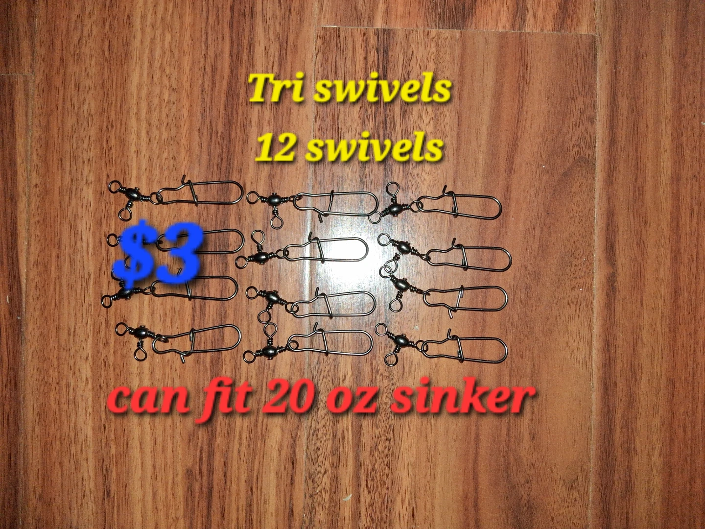 Tri-Swivels Fishing Snaps