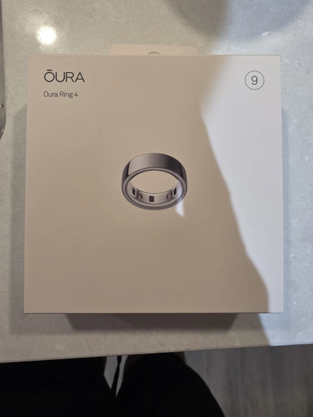 Oura Ring 4 Silver Size 9