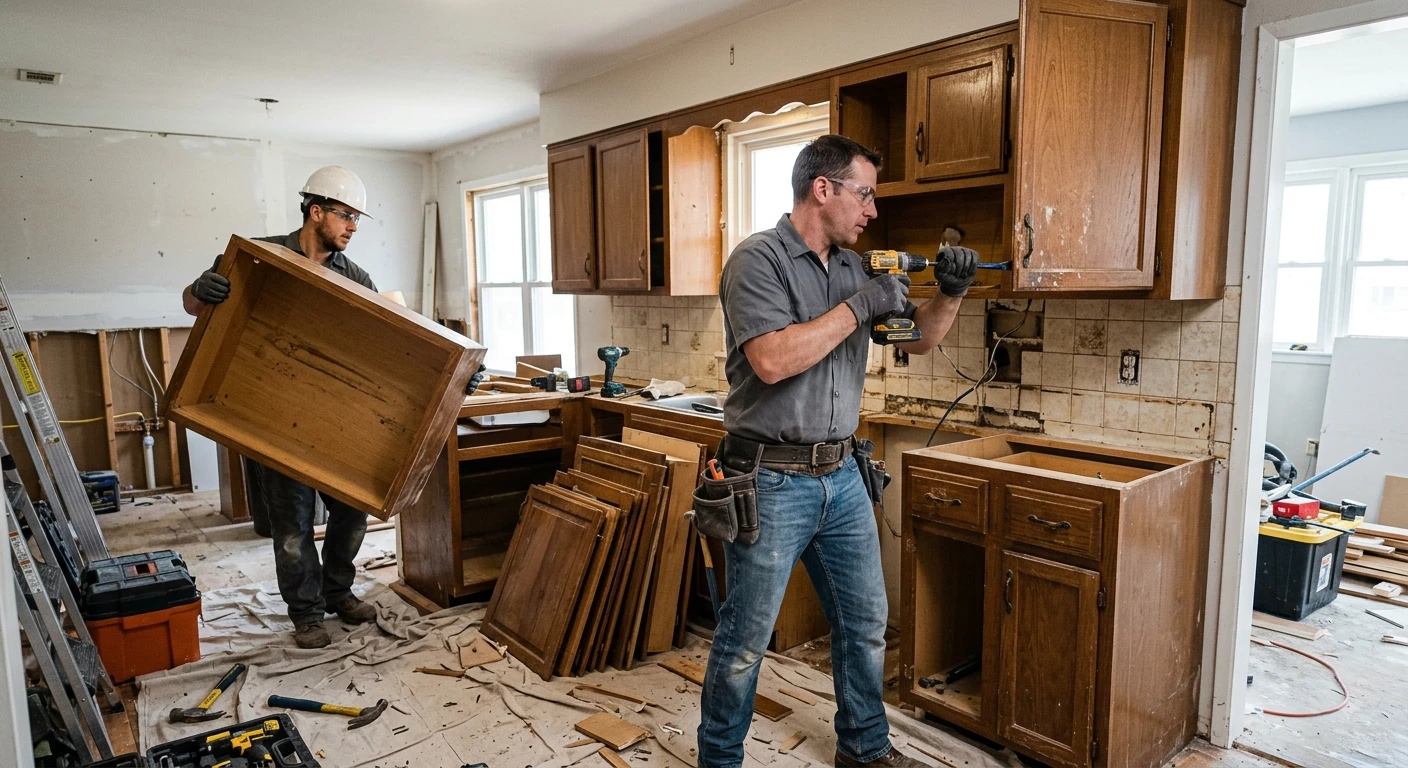 Free kitchen cabinet removal - photo 3