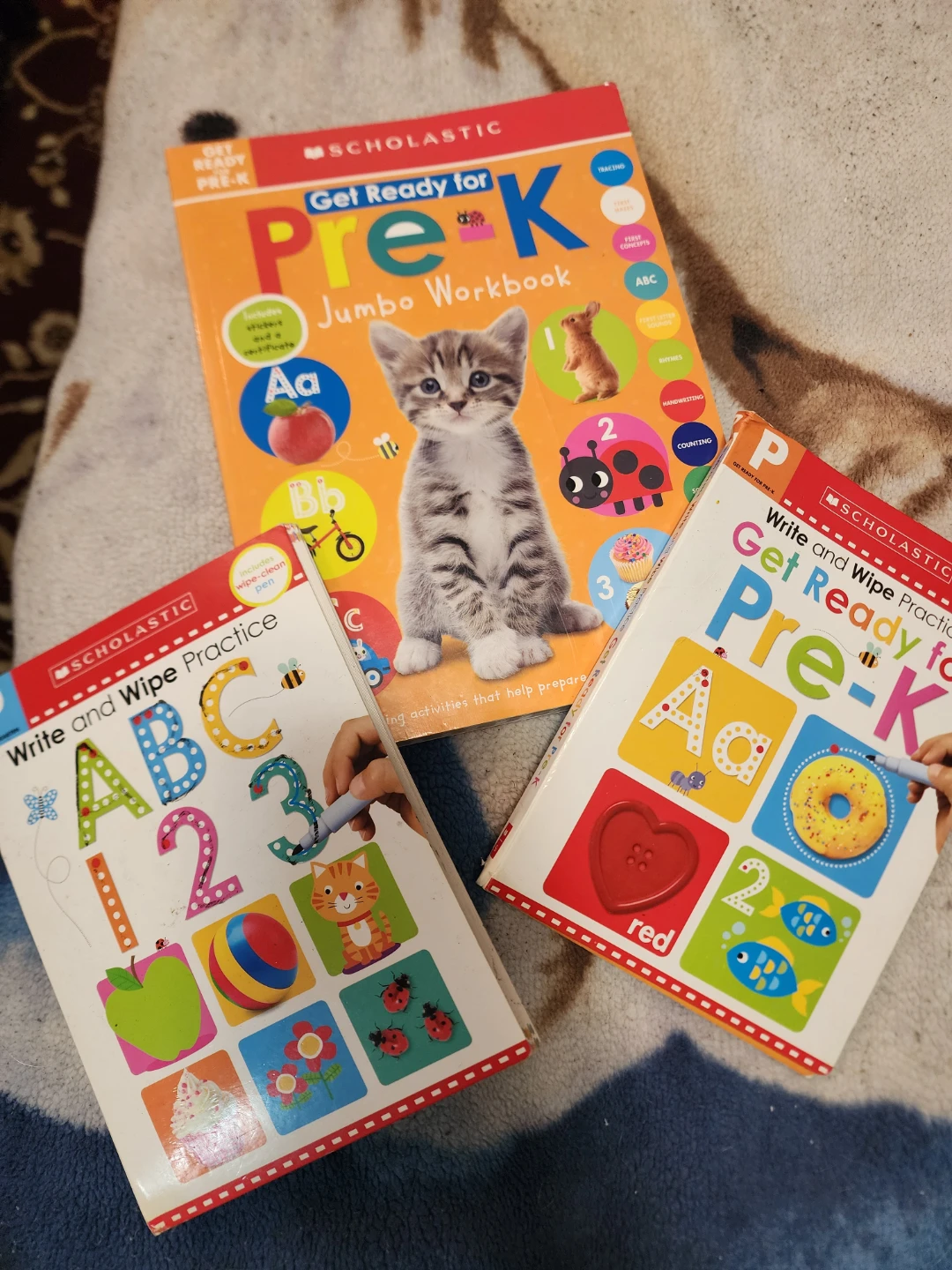 Scholastic Get Ready for Pre-K Jumbo Workbook & Practice Books