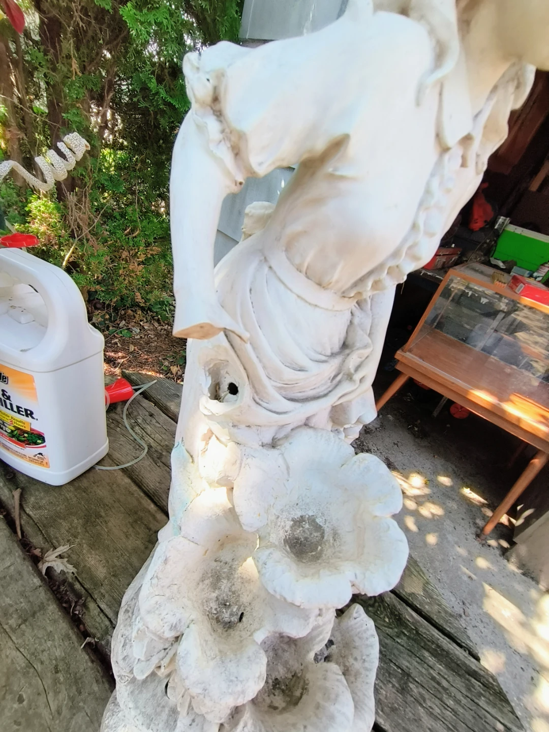 Old water fountain statue 24 tall salvage - photo 2