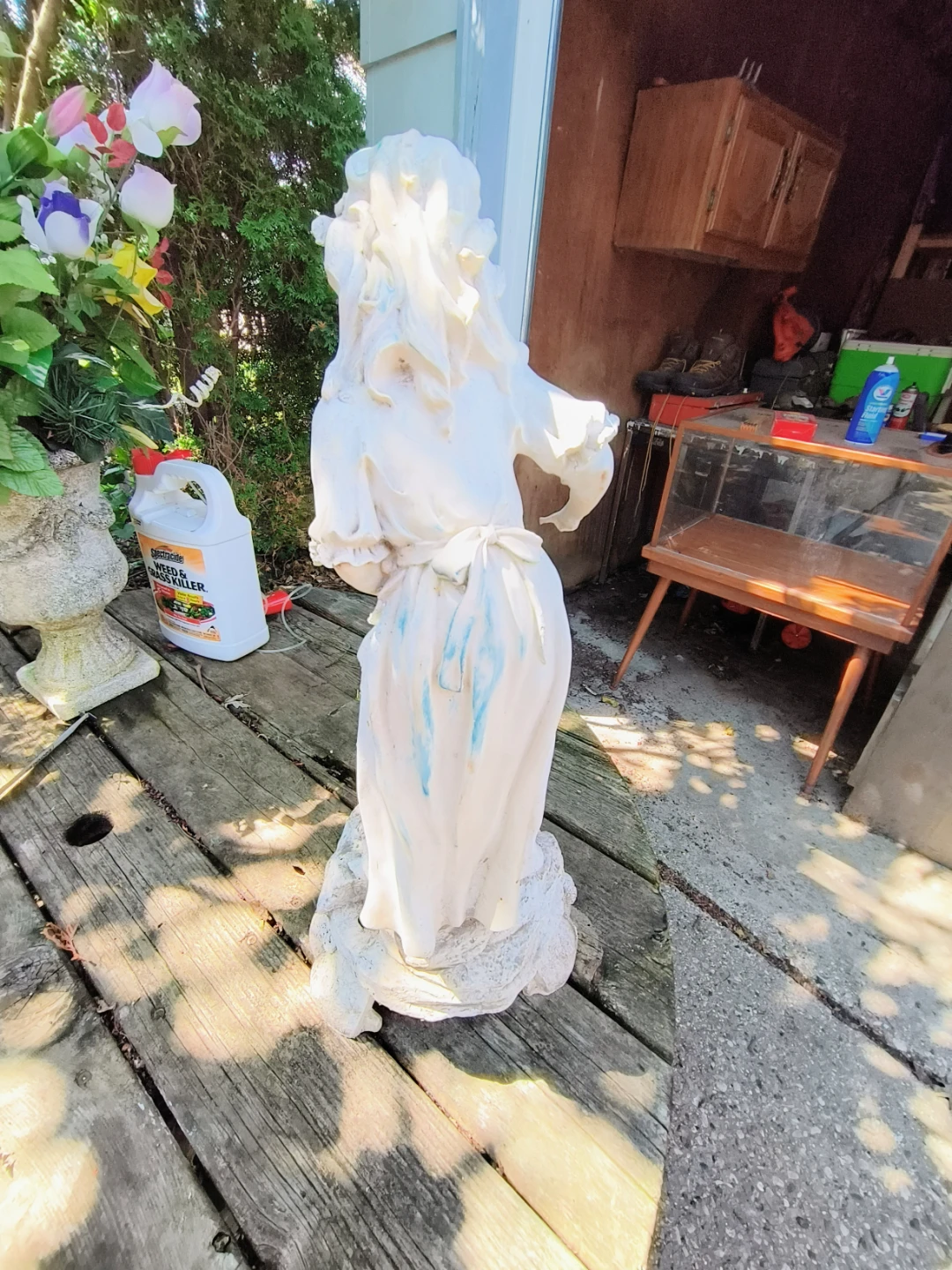 Old water fountain statue 24 tall salvage - photo 3