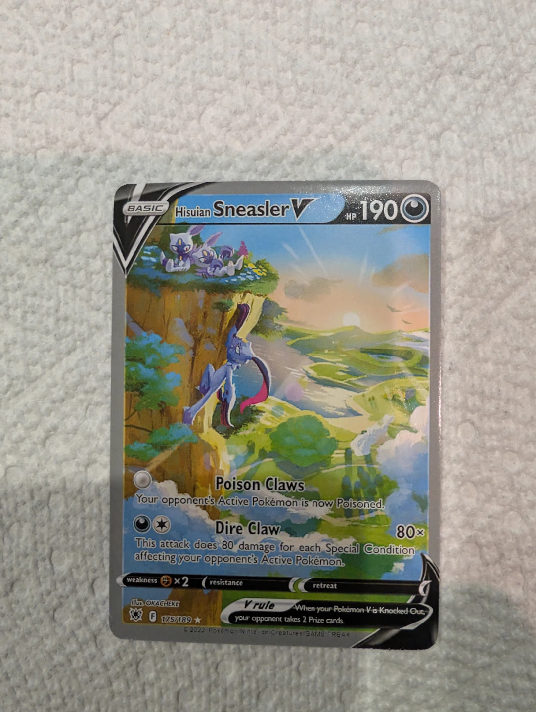 Hisuian Sneasler V ( Full Art ) SWSH 10 Astral Radiance