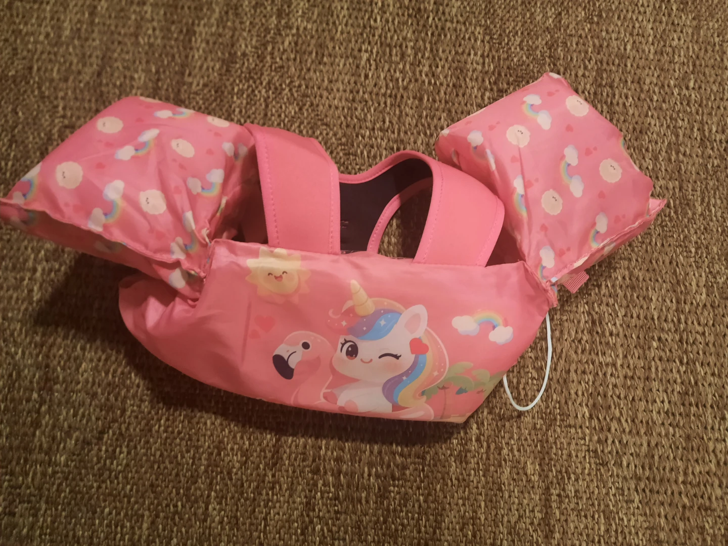 Kids Pink Unicorn Swim Vest