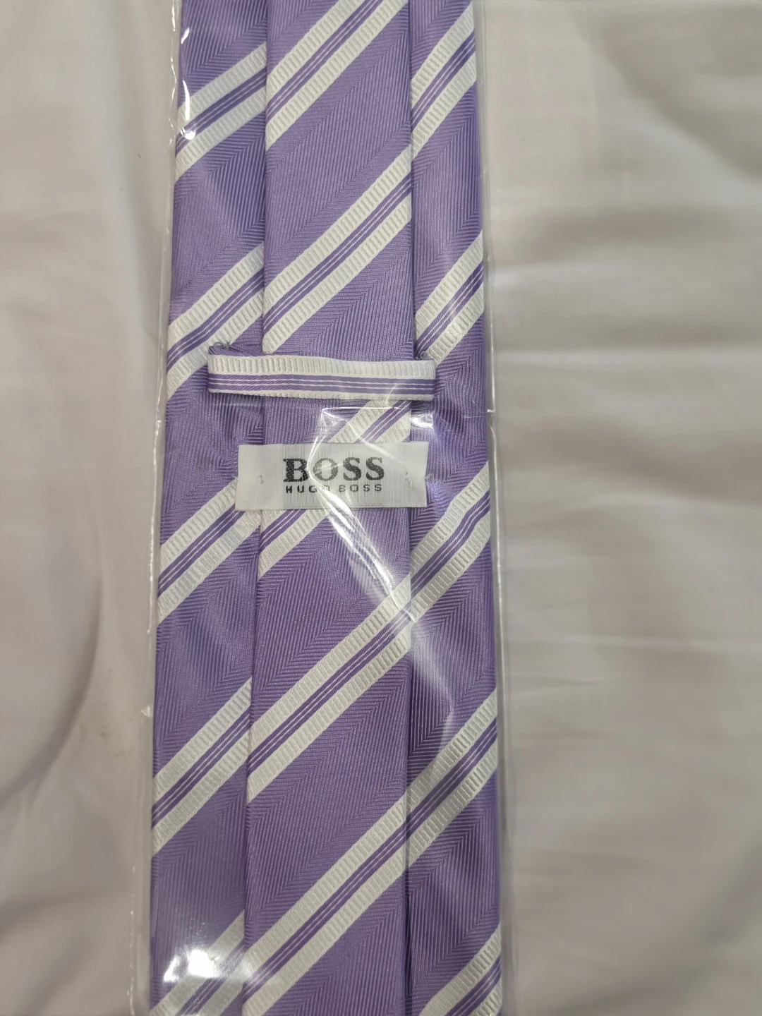 Purple Striped Hugo Boss tie - photo 2