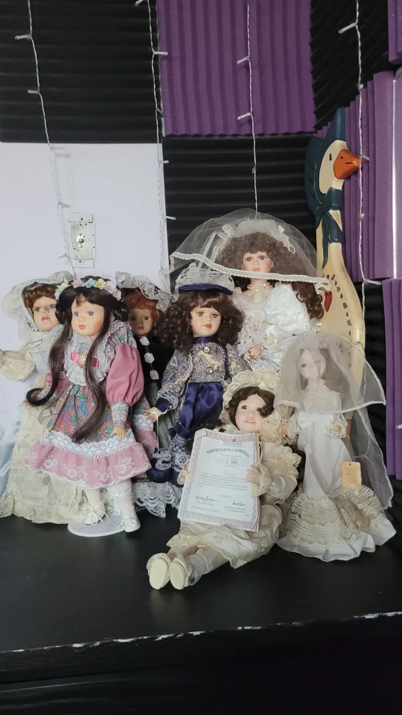 Collection of Porcelain Dolls