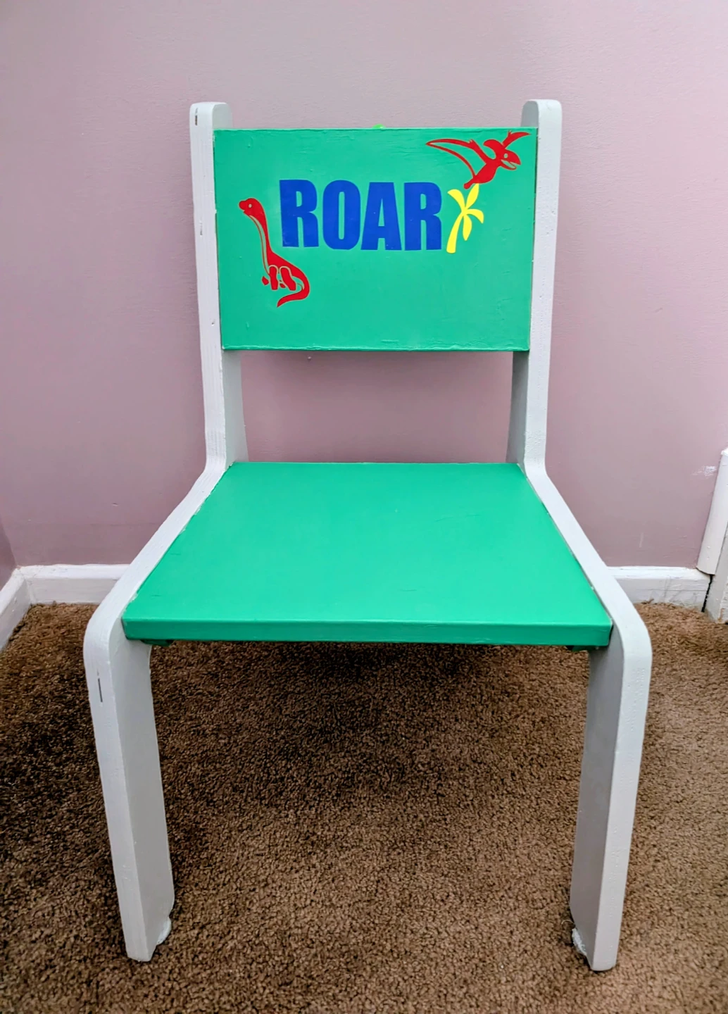 Adjustable Double-Sided Easel with matching dinosaur chair - photo 3