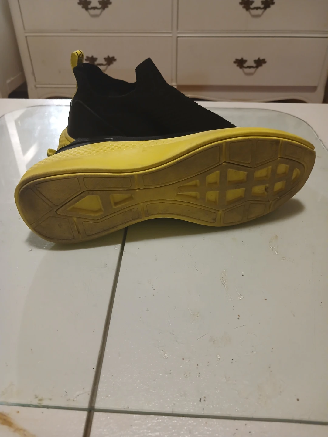 USPA Sport Black & Yellow Slip-On Shoes - photo 3
