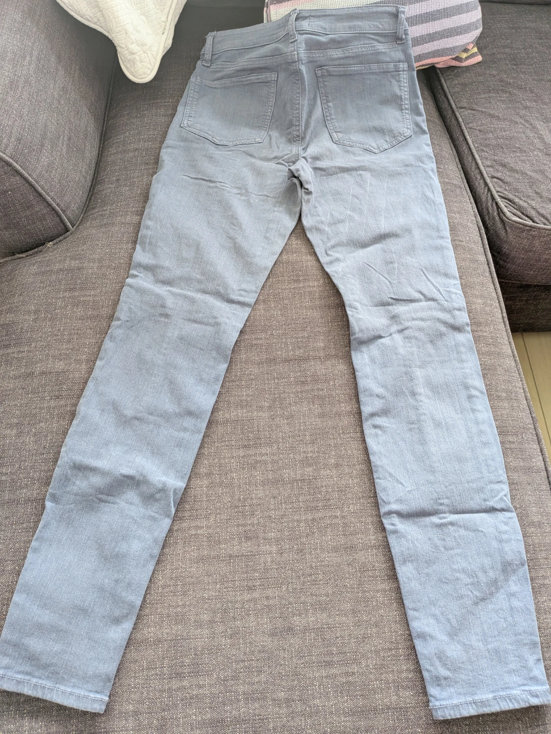 So- Blueberry Denim Pants with Tie Waist 🫐🎀 - photo 2