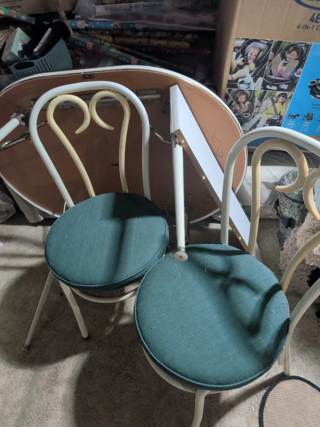 Vintage Kitchen Table & 2 Chairs - photo 5