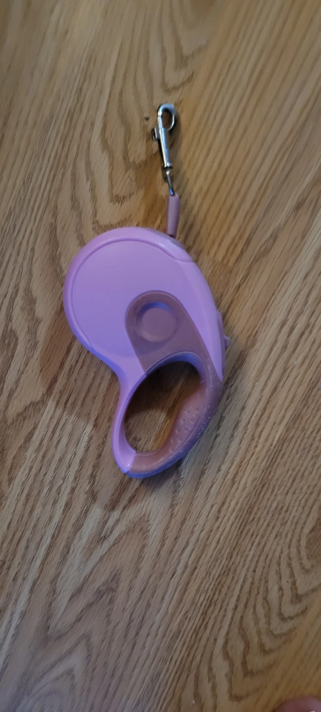Purple Retractable Dog Leash