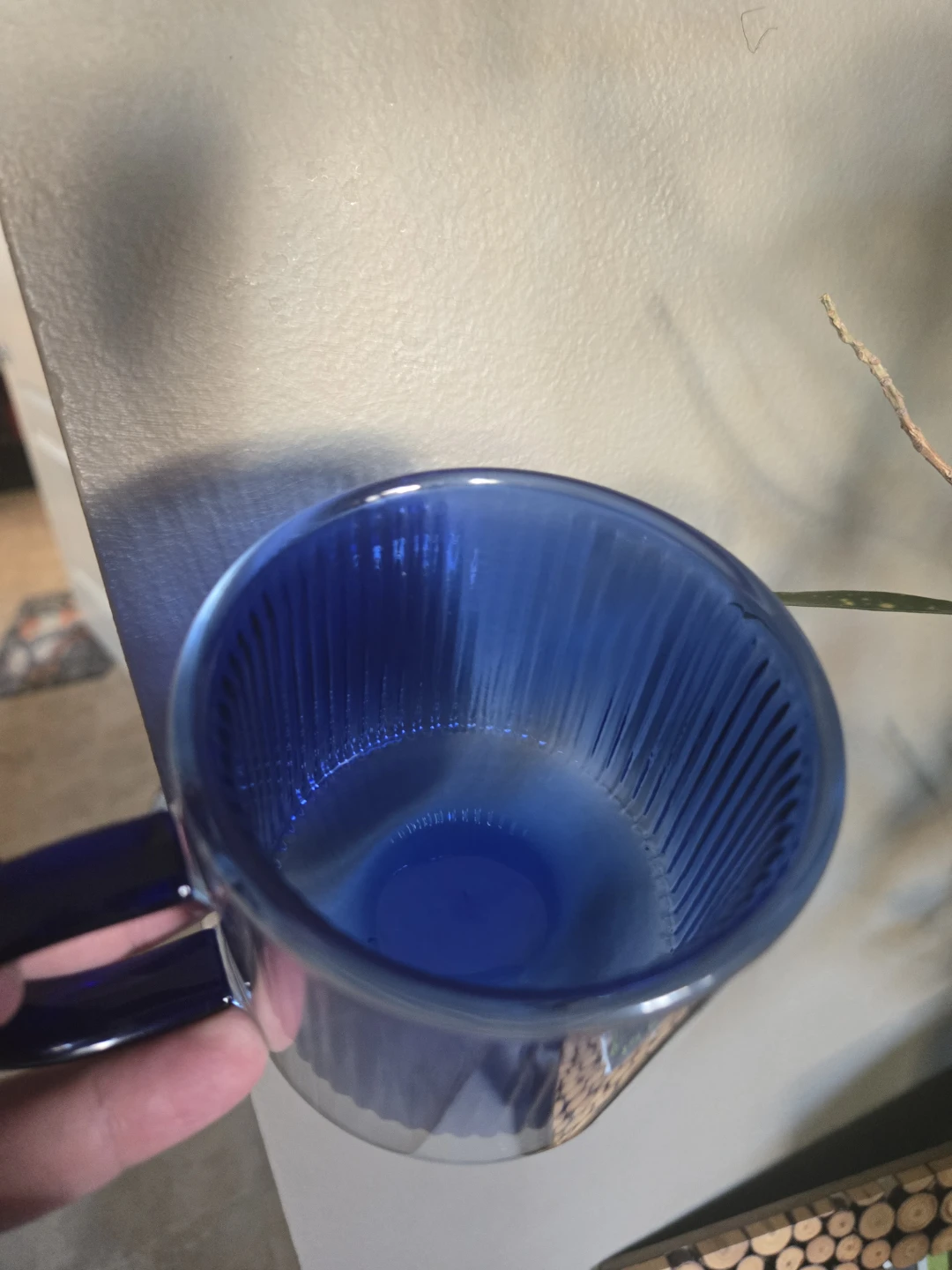 Blue Glass Mug