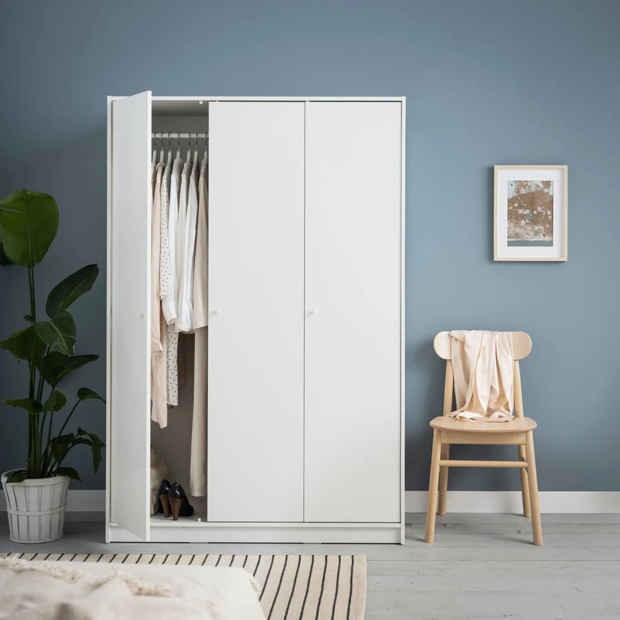 Ikea Kleppstad wardrobe with 3 doors