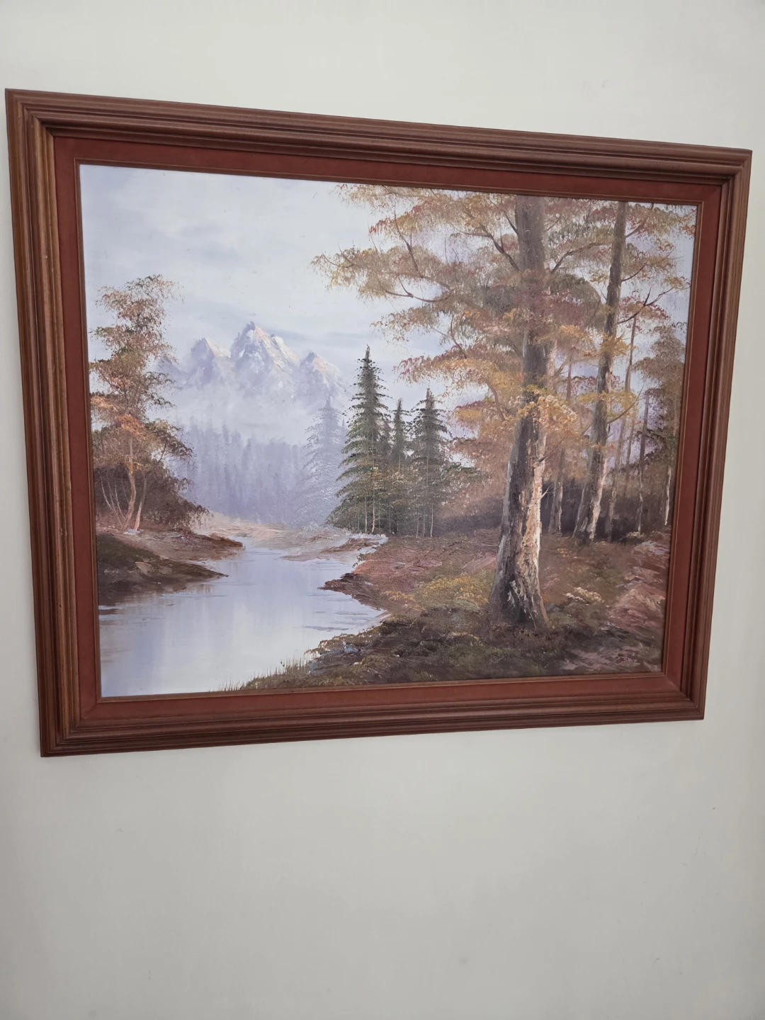 Oil Painting "110 Rust - Beck" by Roger - Framed Landscape