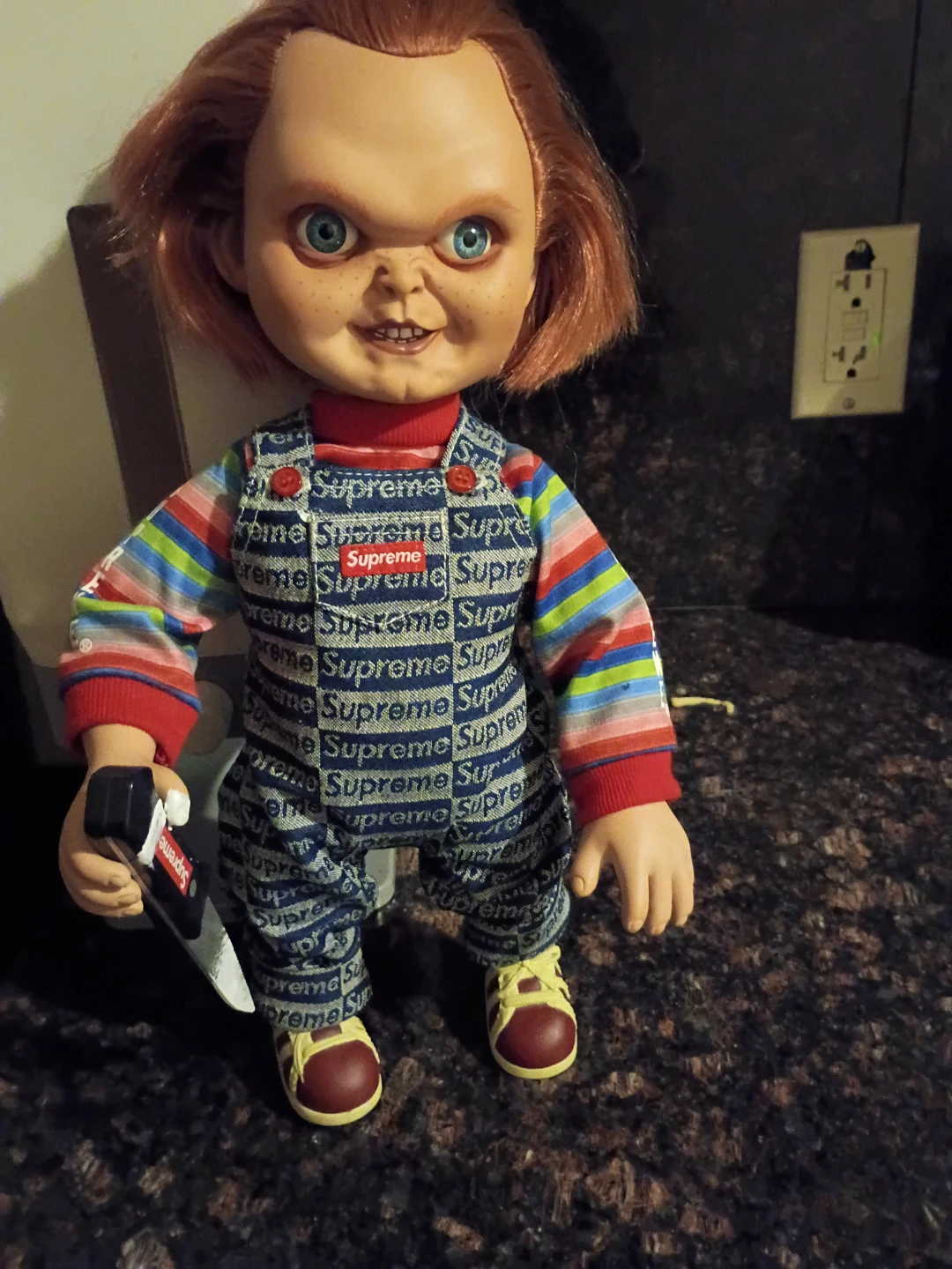 Supreme Chucky Doll with Knife