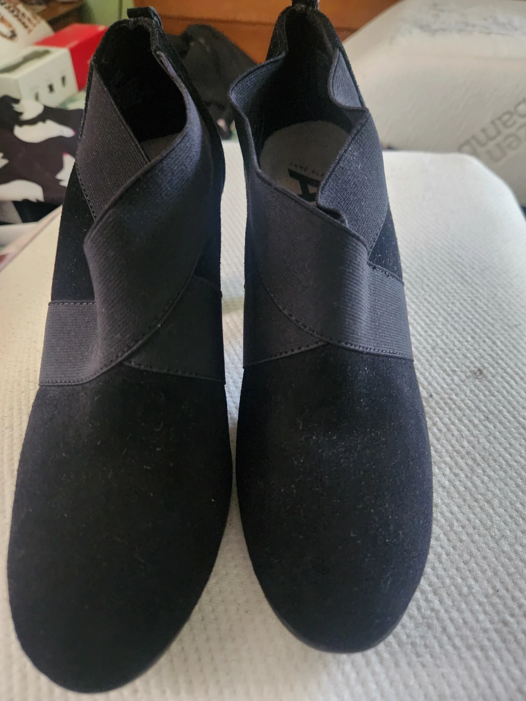 AK Sport Black Suede Ankle Boots - photo 4