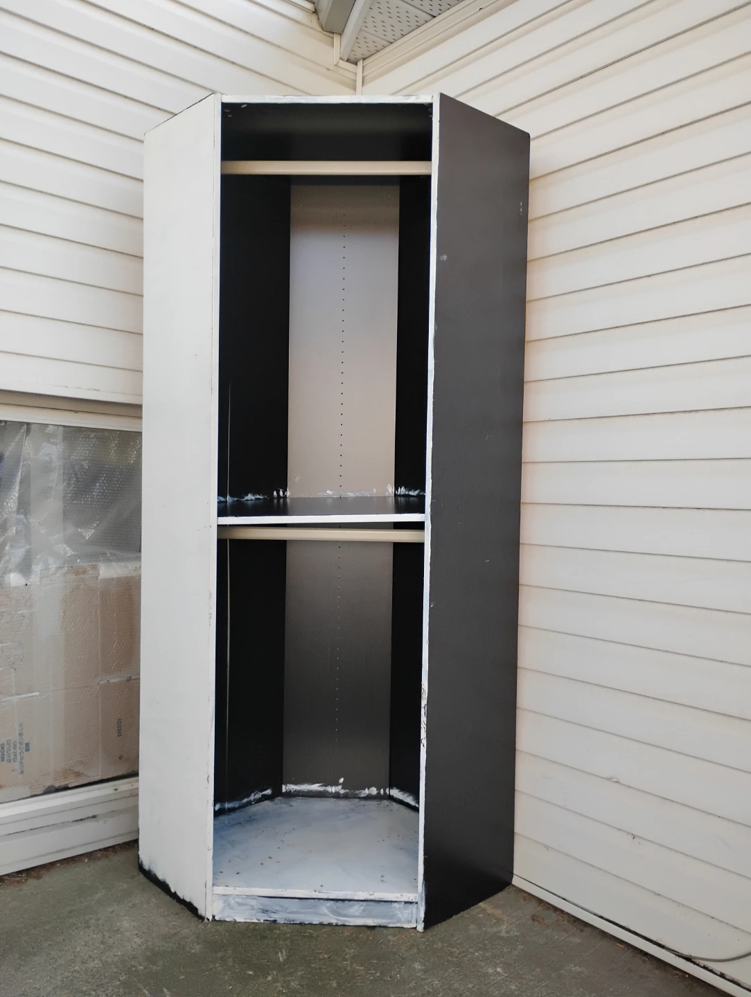 PAX Corner Shelf Unit, two clothes racks - photo 2