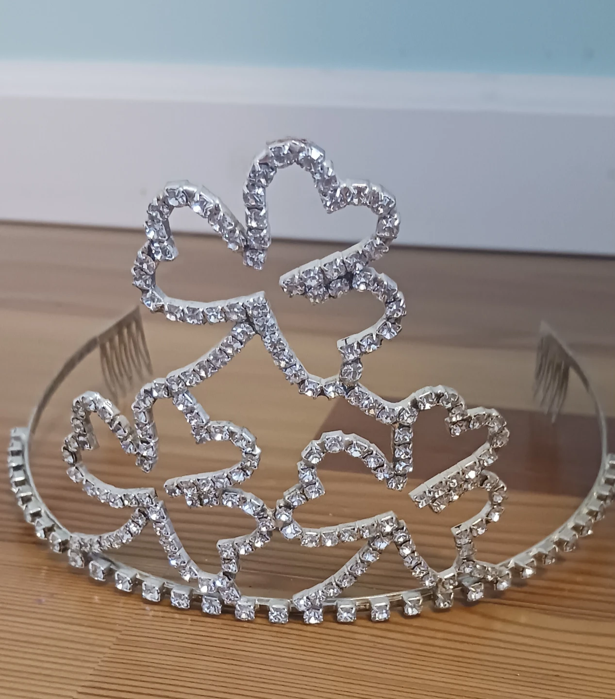 Clover Rhinestone Tiara