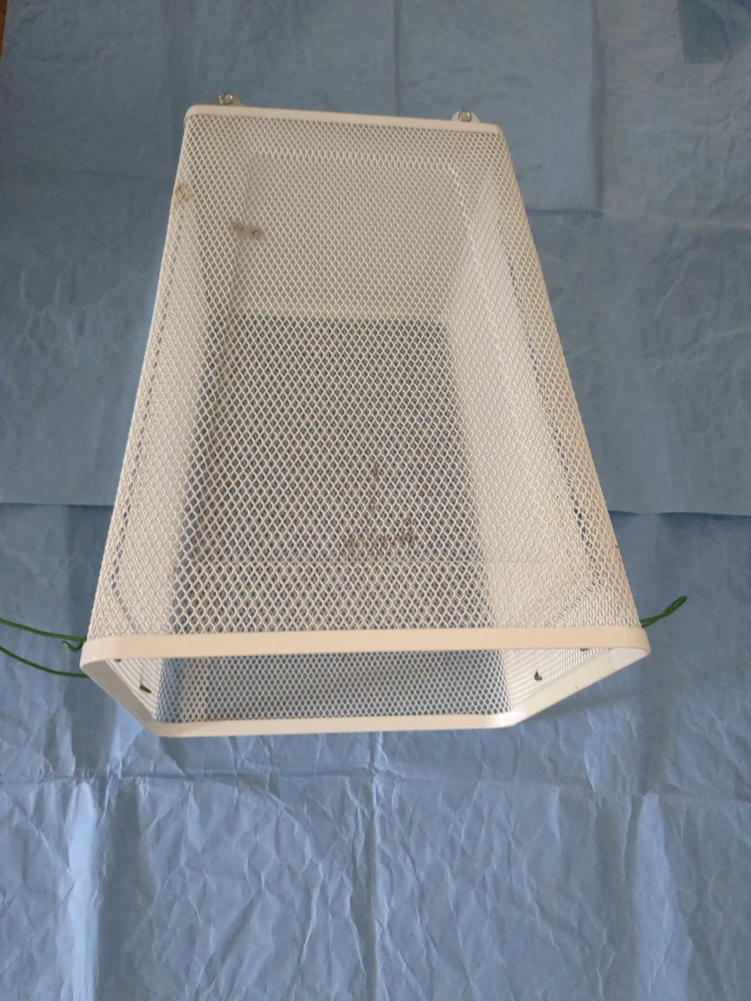 IKEA White Mesh waste paper bin - photo 2