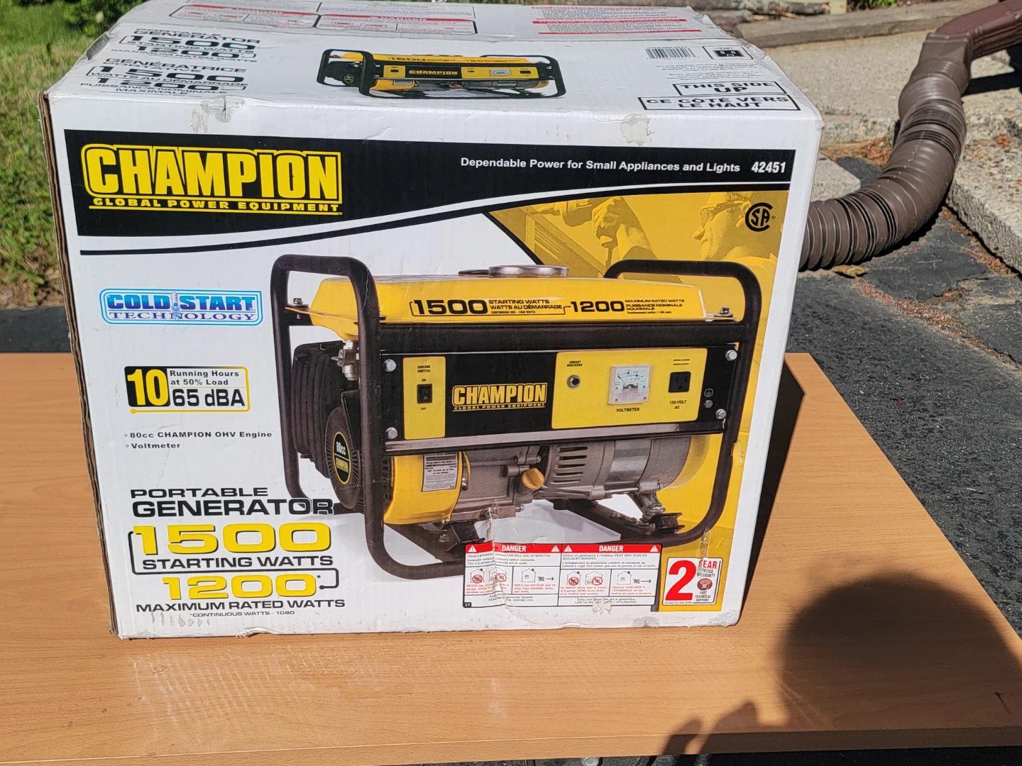 Champion Portable Generator 1500 Starting Watts