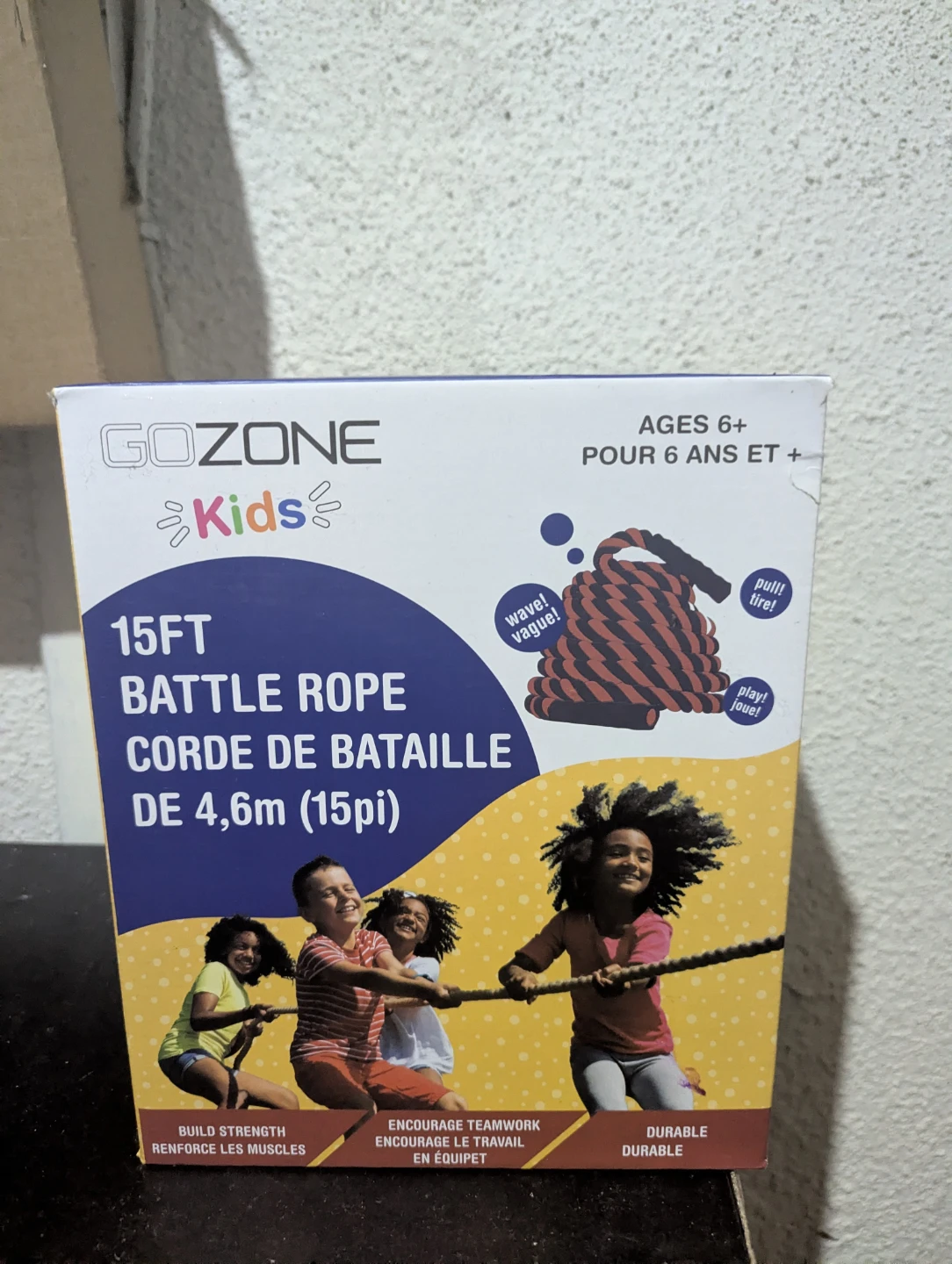 GOZONE Kids 15FT Battle Rope